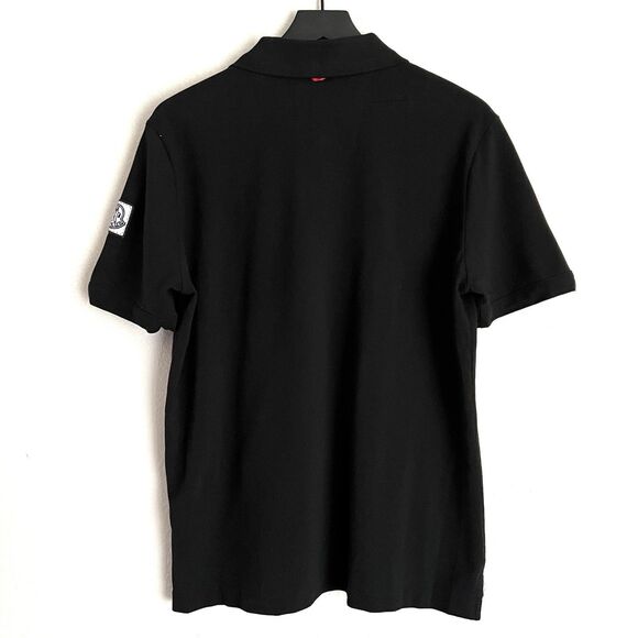 Moncler Gamme Bleu Men’s Short Sleeve Polo Size L Black - Picture 2 of 9